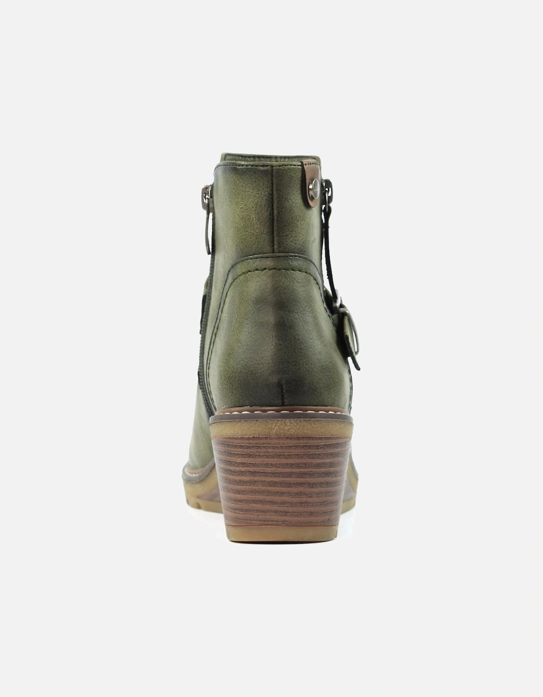 Cruz Womens Wedge Ankle Boots