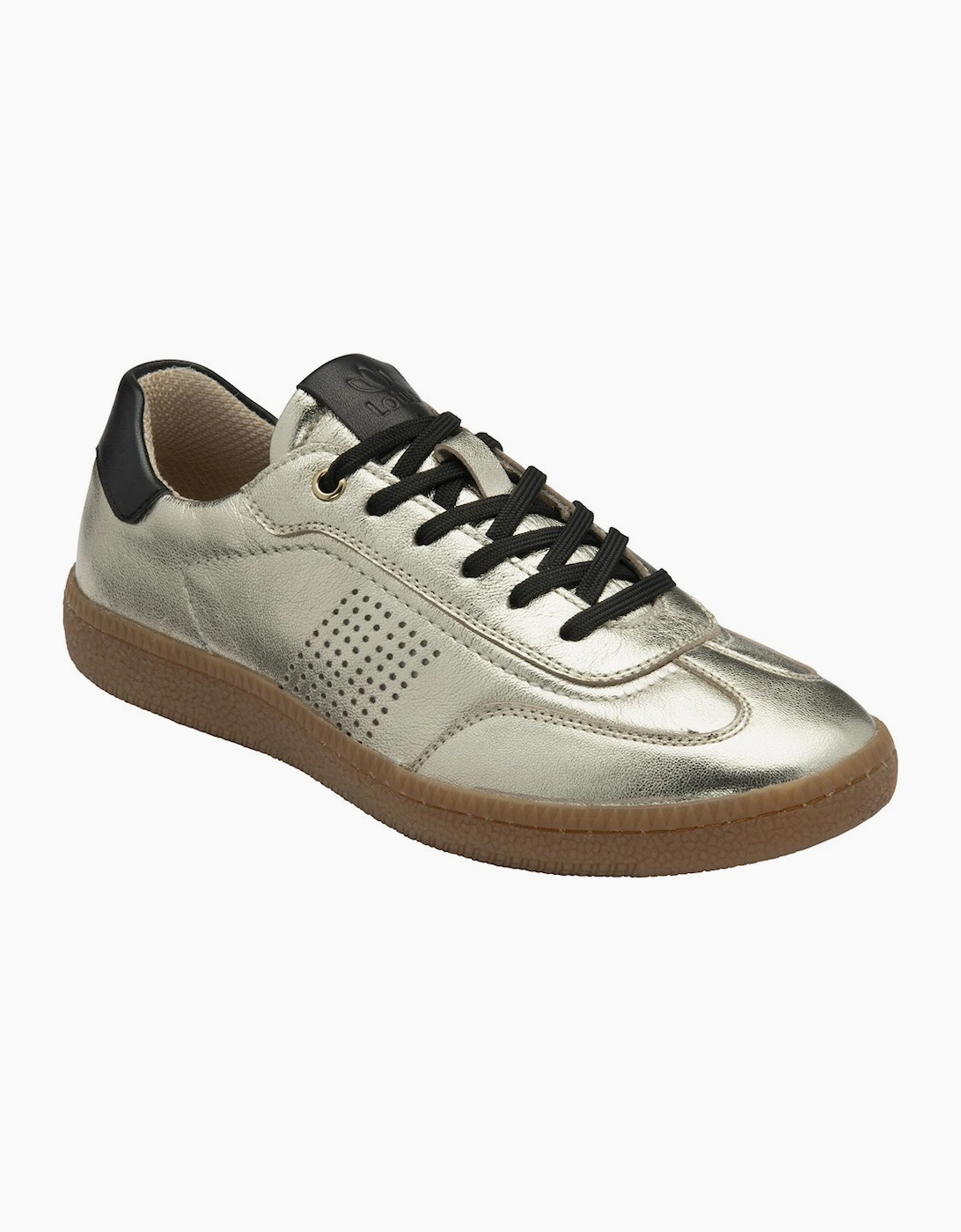 Lotus Women's Gold Frapporta Trainers - Size 5
