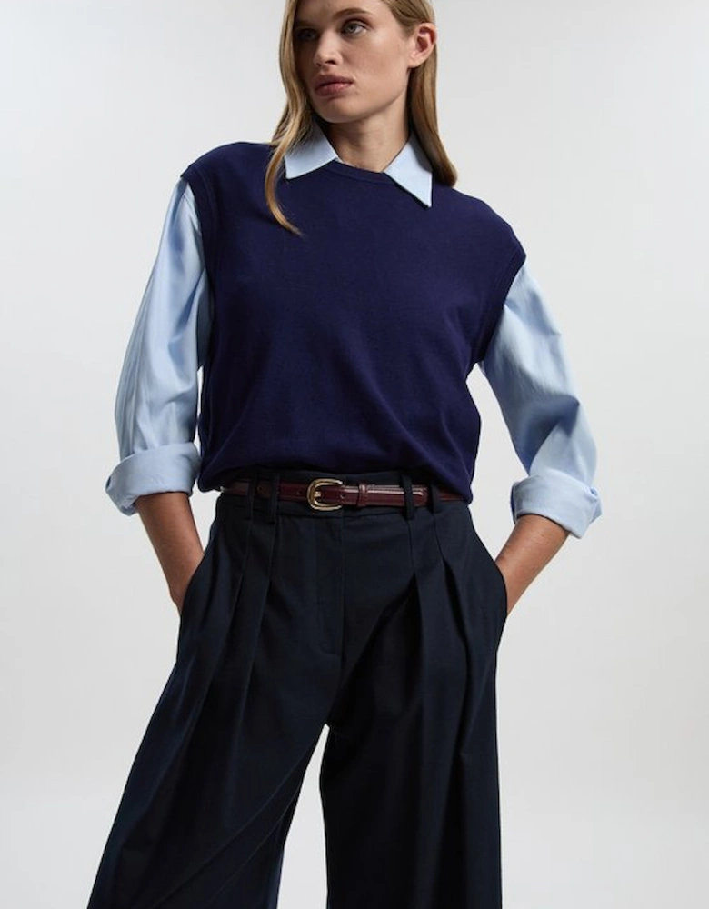 Viscose Blend Knit Top