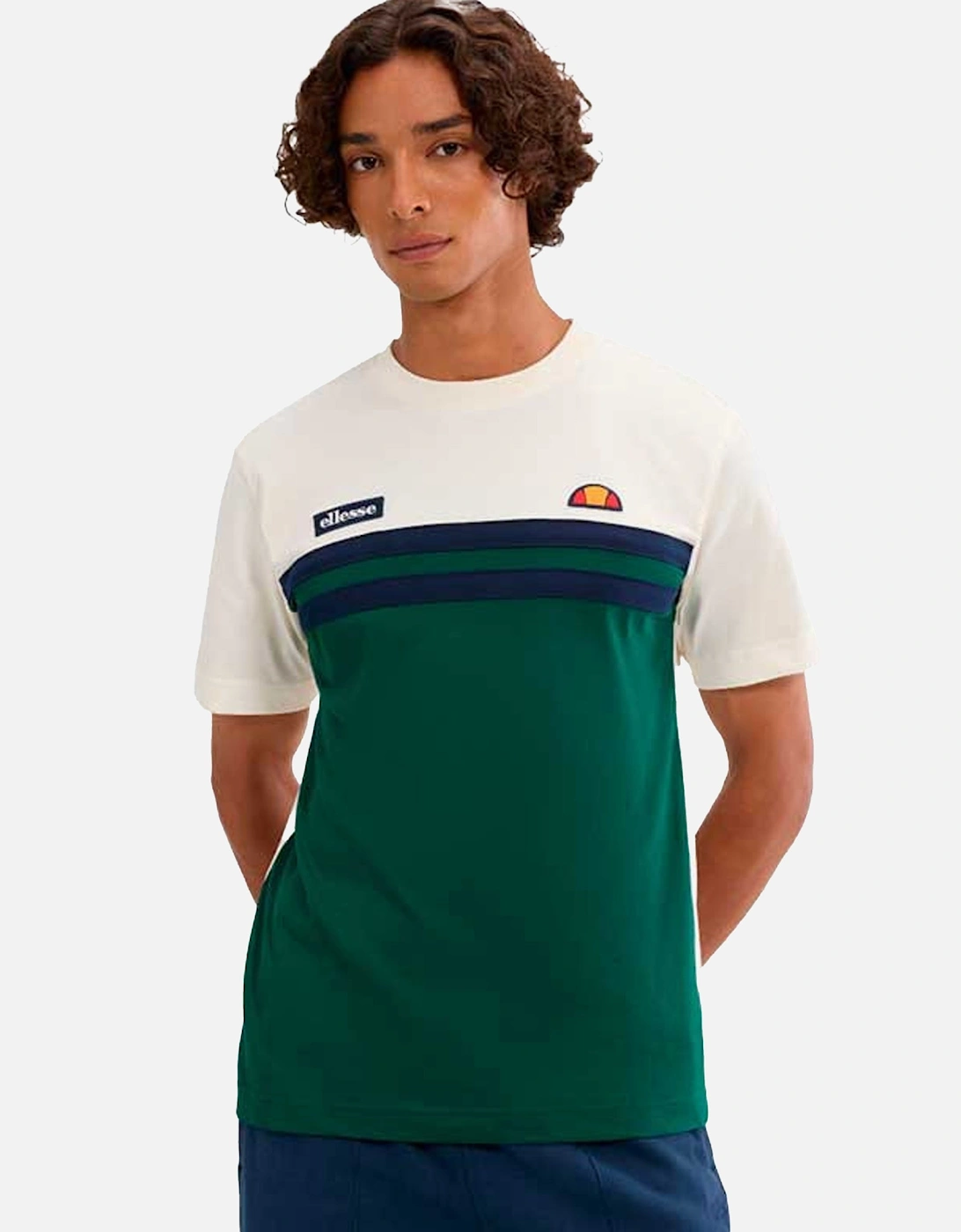Venire T-Shirt Off White/Dark Green, 4 of 3