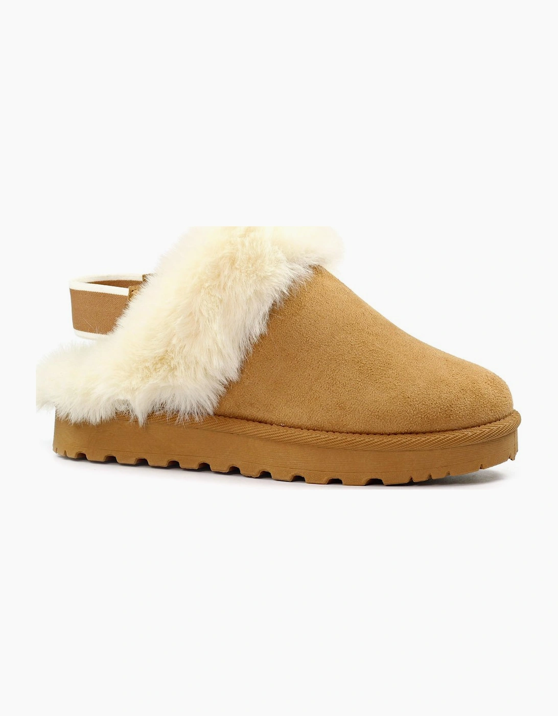 Lunar Women's Brown Nevis Slippers - Size: 3