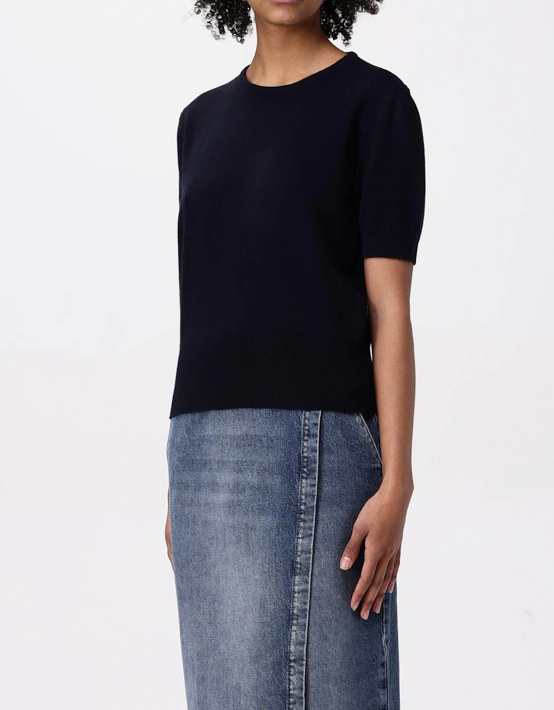 Cashmere Short Sleeve Pullover