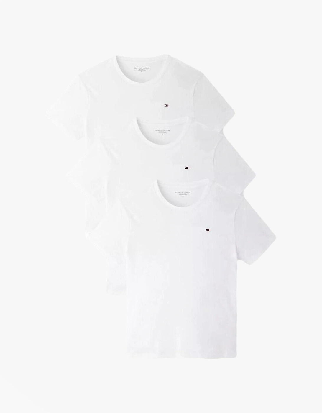 SS TEE Mens 3-Pack T-Shirts White, 4 of 3