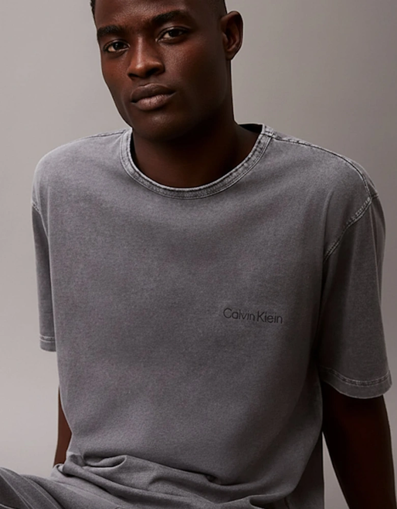 100% COTTON Mens Lounge T-Shirt Forged Iron