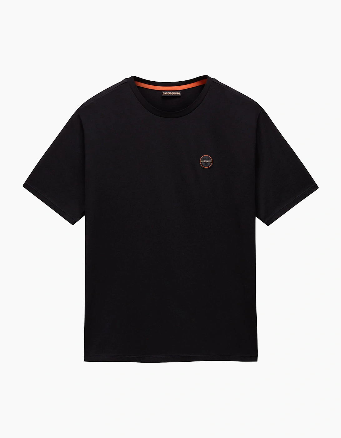 Napapijri Men's Black S-Badge T-Shirt - Size: 40