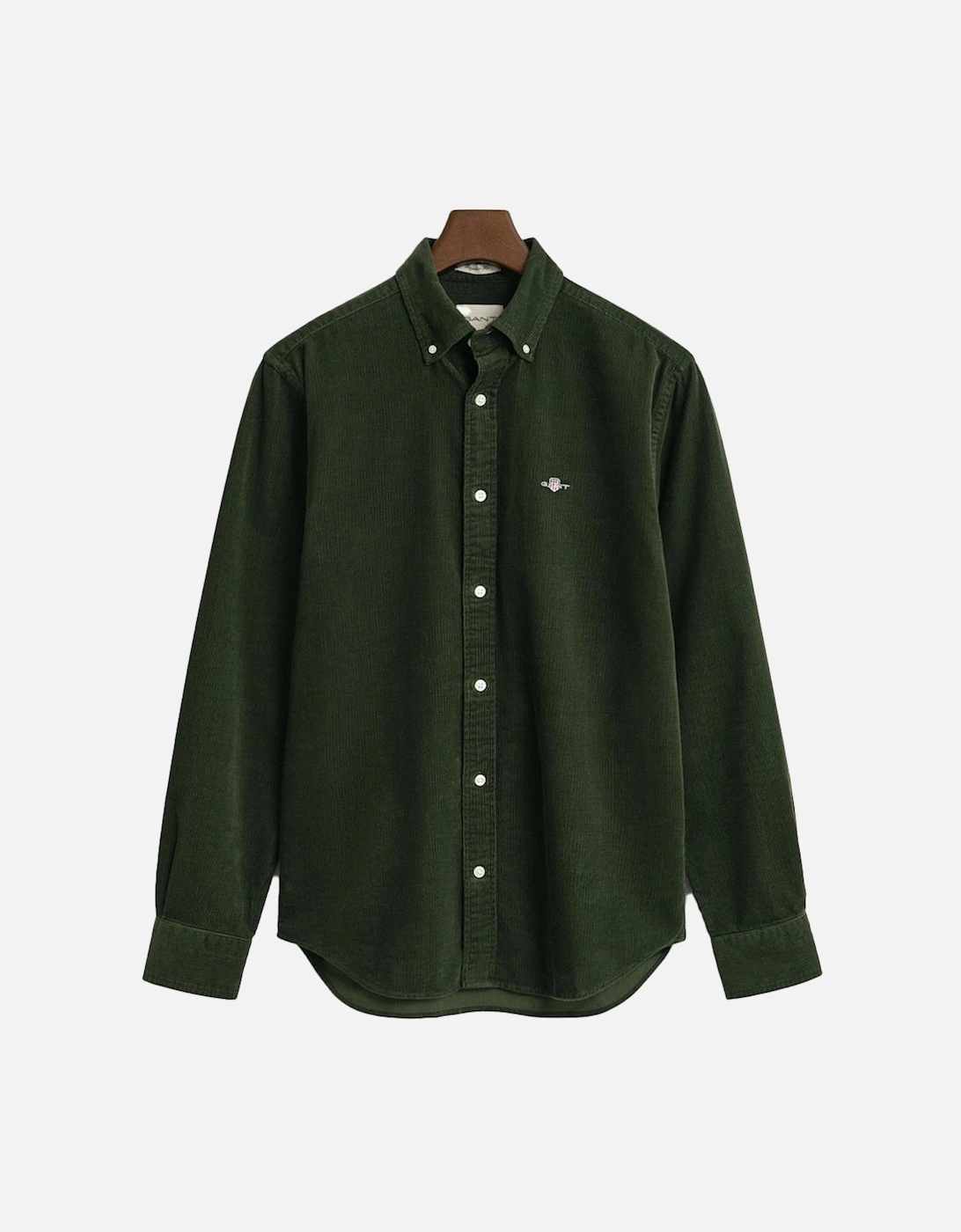 Regular Fit Corduroy Shirt, Country Green, 2 of 1