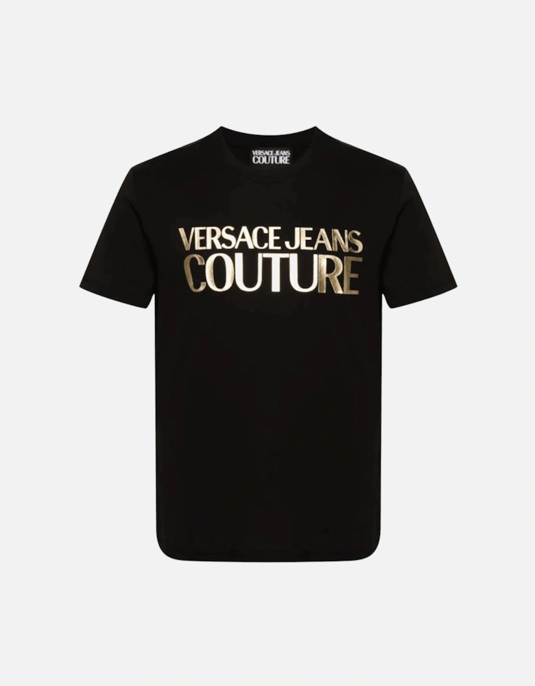 Cotton International Logo Black/Gold T-Shirt