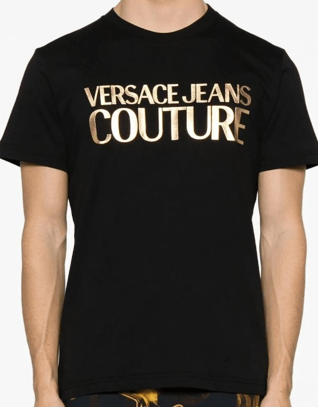 Cotton International Logo Black/Gold T-Shirt