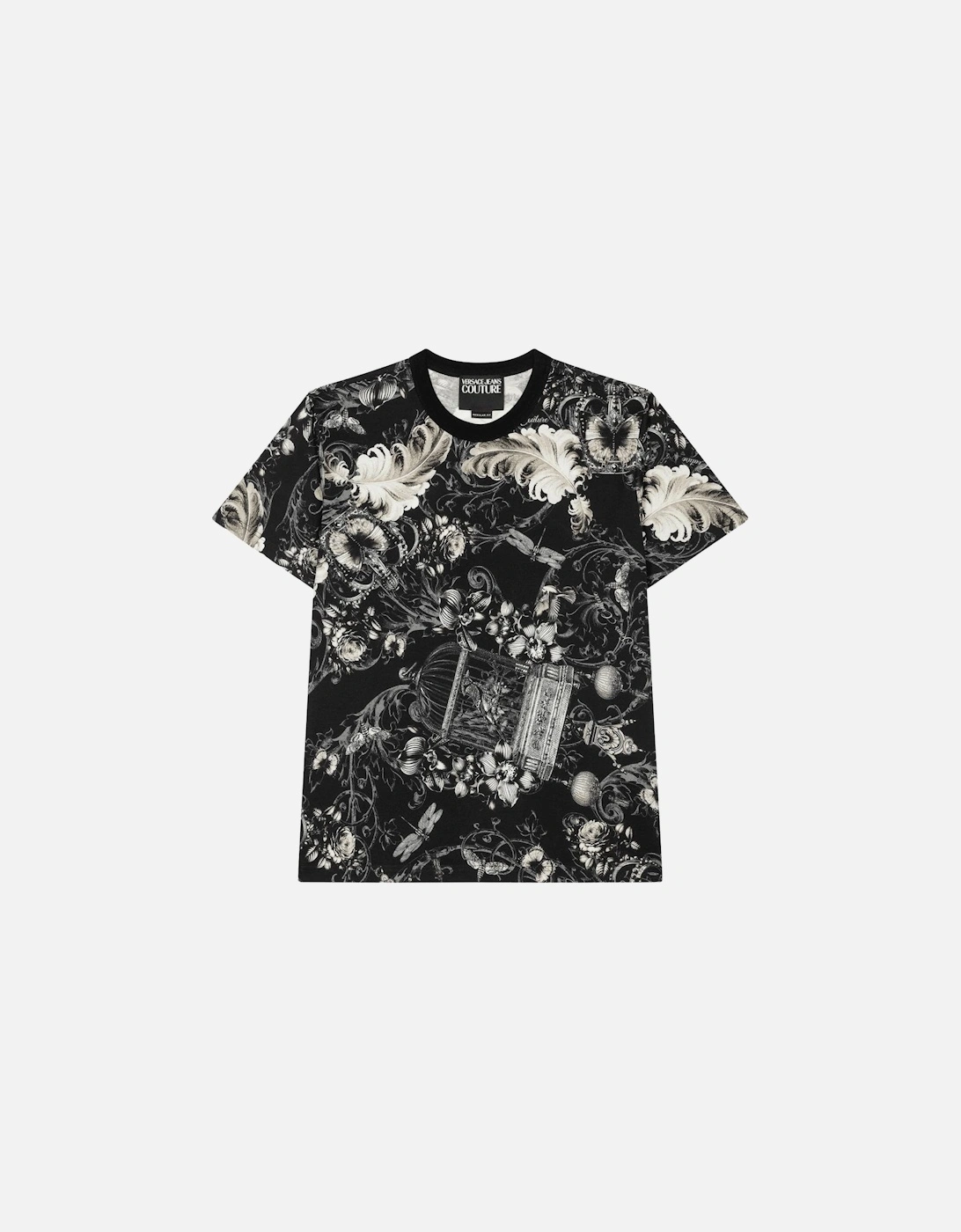 All Over Logo Black/White T-Shirt, 3 of 2