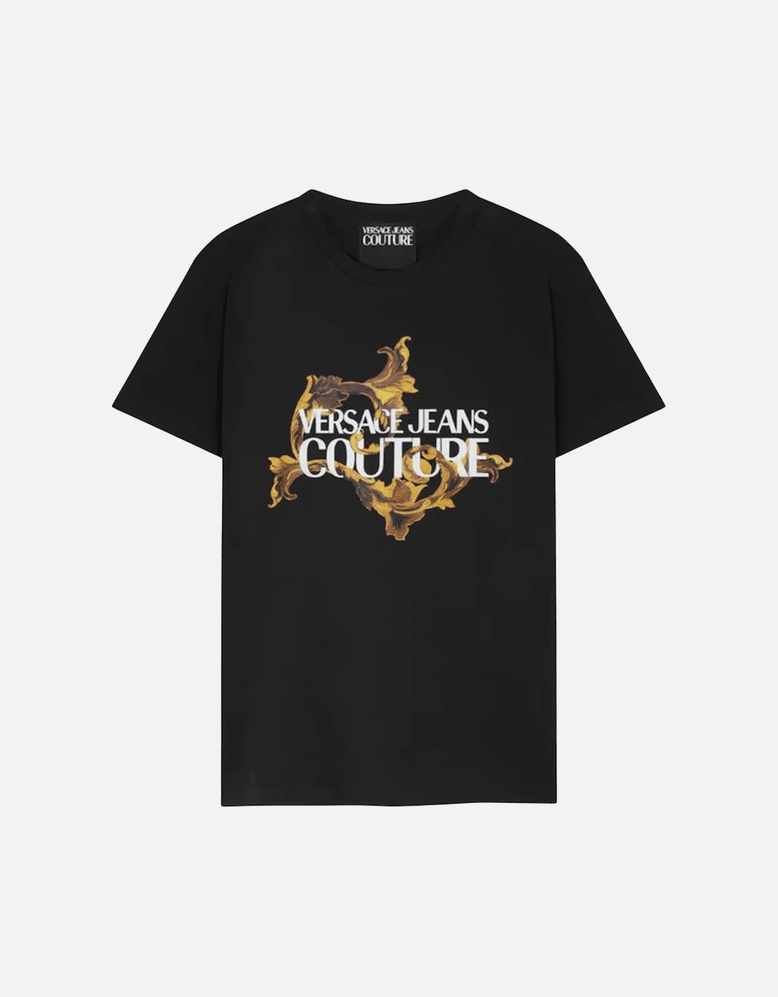 Baroque Logo Black/Gold T-Shirt, 4 of 3