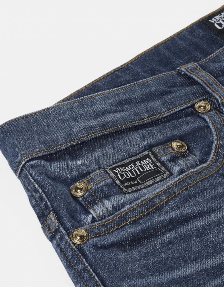 Skinny Fit Mid Blue Jeans