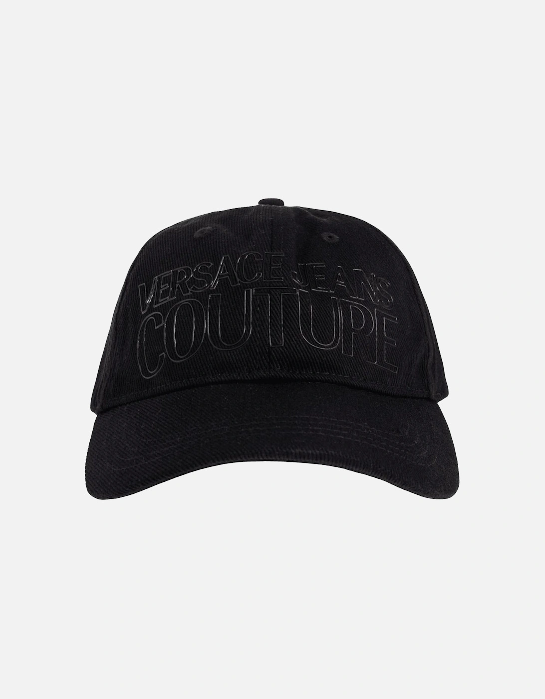 Rubberised International Logo Triple Black Cap, 3 of 2
