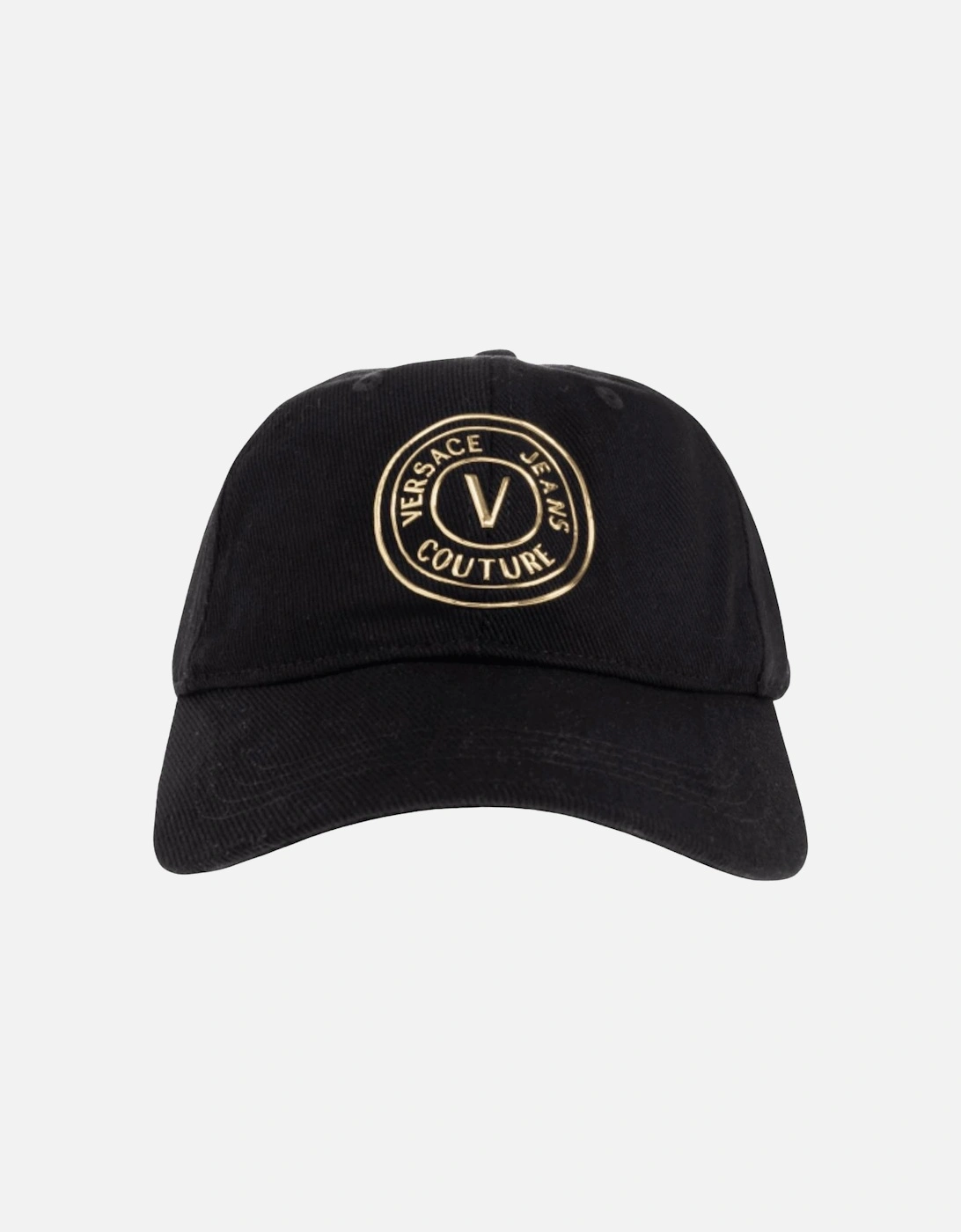 V-Emblem Rubberised Logo Black/Gold Cap, 3 of 2