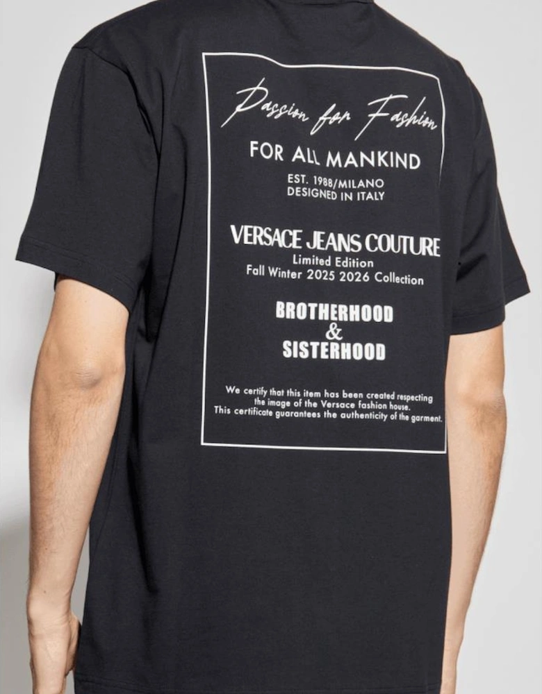 Regular Fit Graphic Logo Black/White T-Shirt