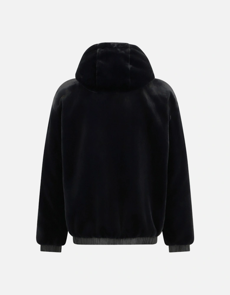 Borden Mono Bunny Jacket Black
