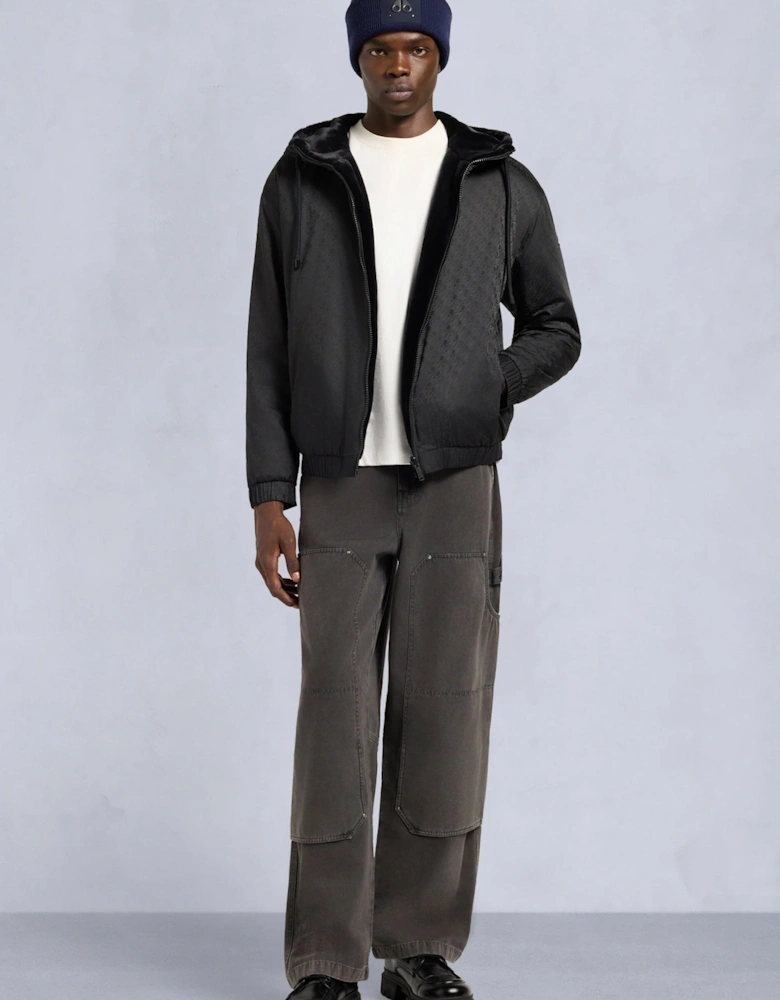 Borden Mono Bunny Jacket Black