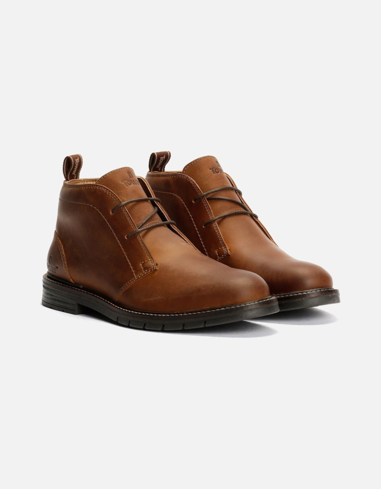 Tower London Armour Lace Up Leather Men's Brown Boots