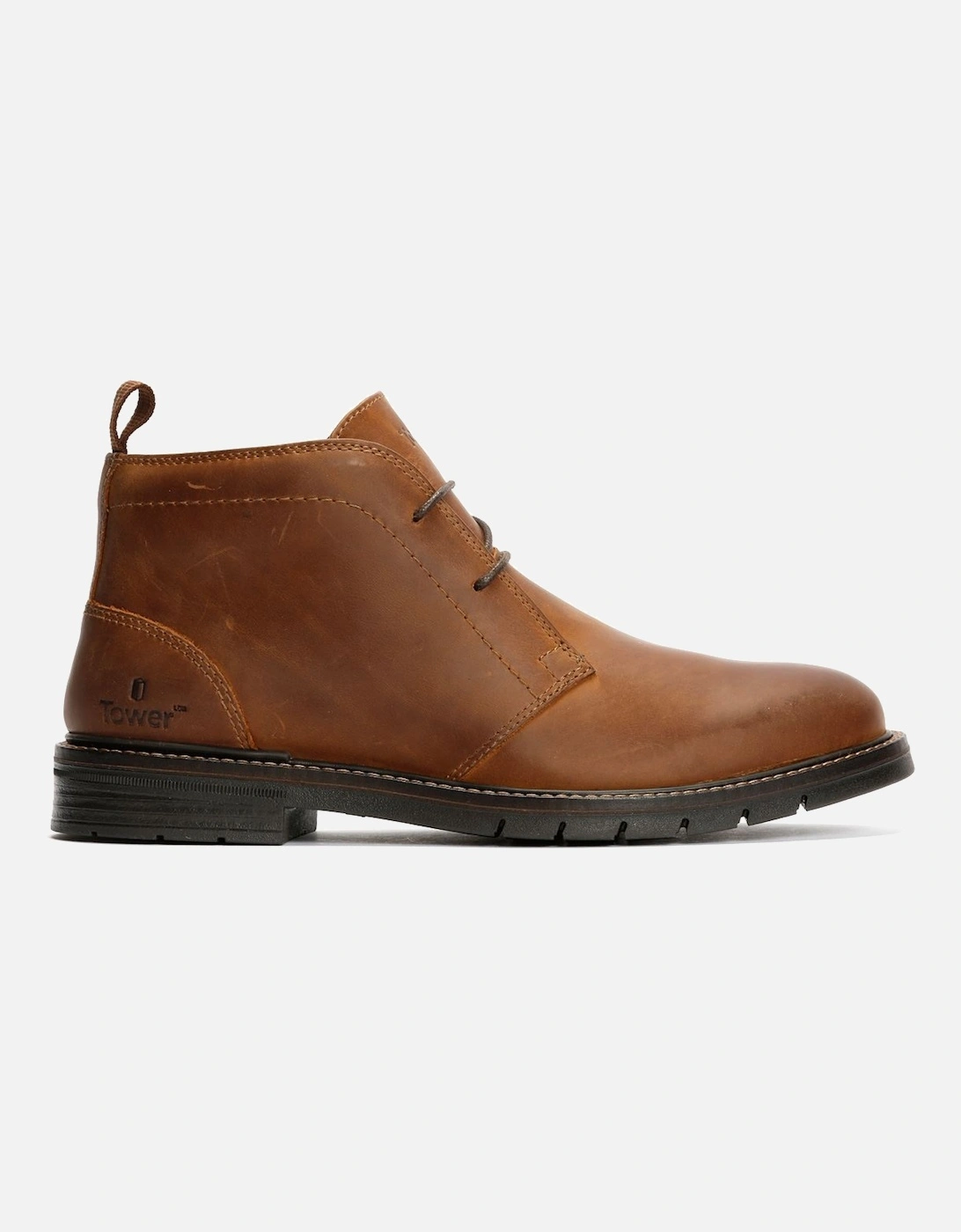 Tower London Armour Lace Up Leather Men's Brown Boots