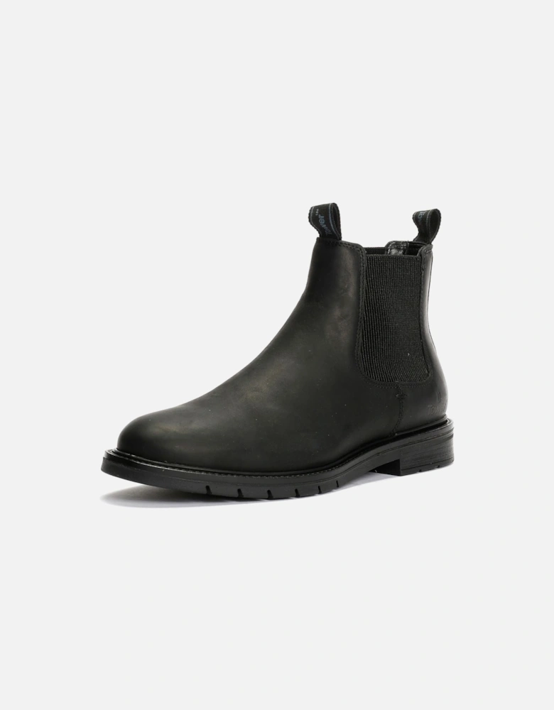 Tower London Harbour Leather Men's Black Chelsea Boots