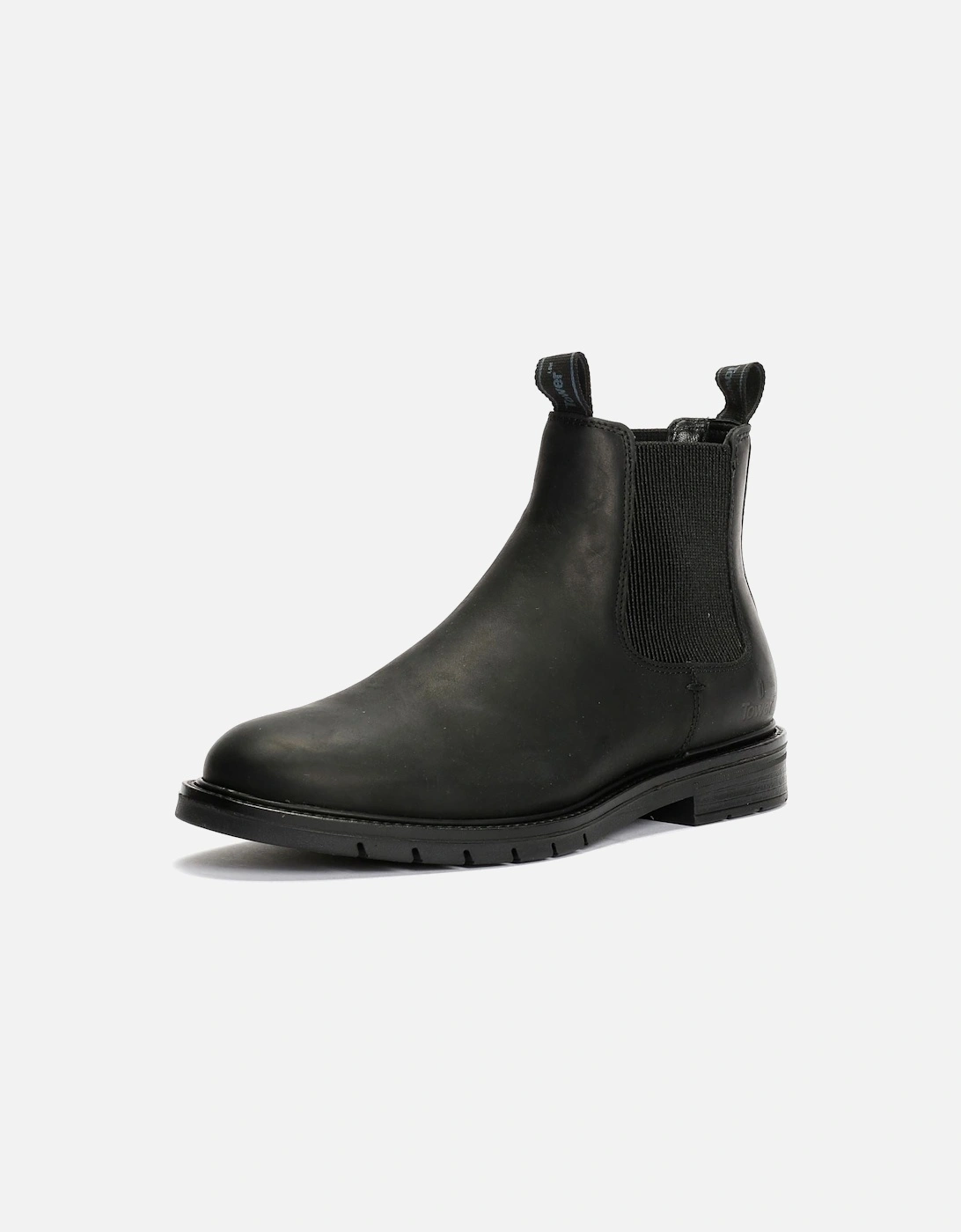 Tower London Harbour Leather Men's Black Chelsea Boots