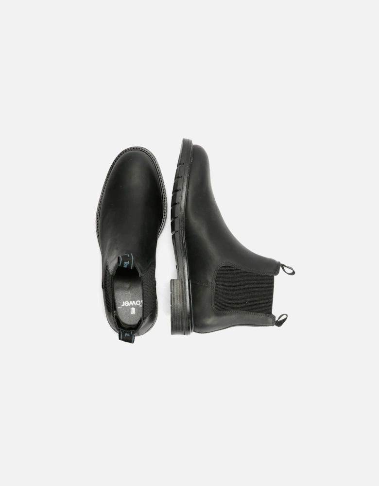 Tower London Harbour Leather Men's Black Chelsea Boots