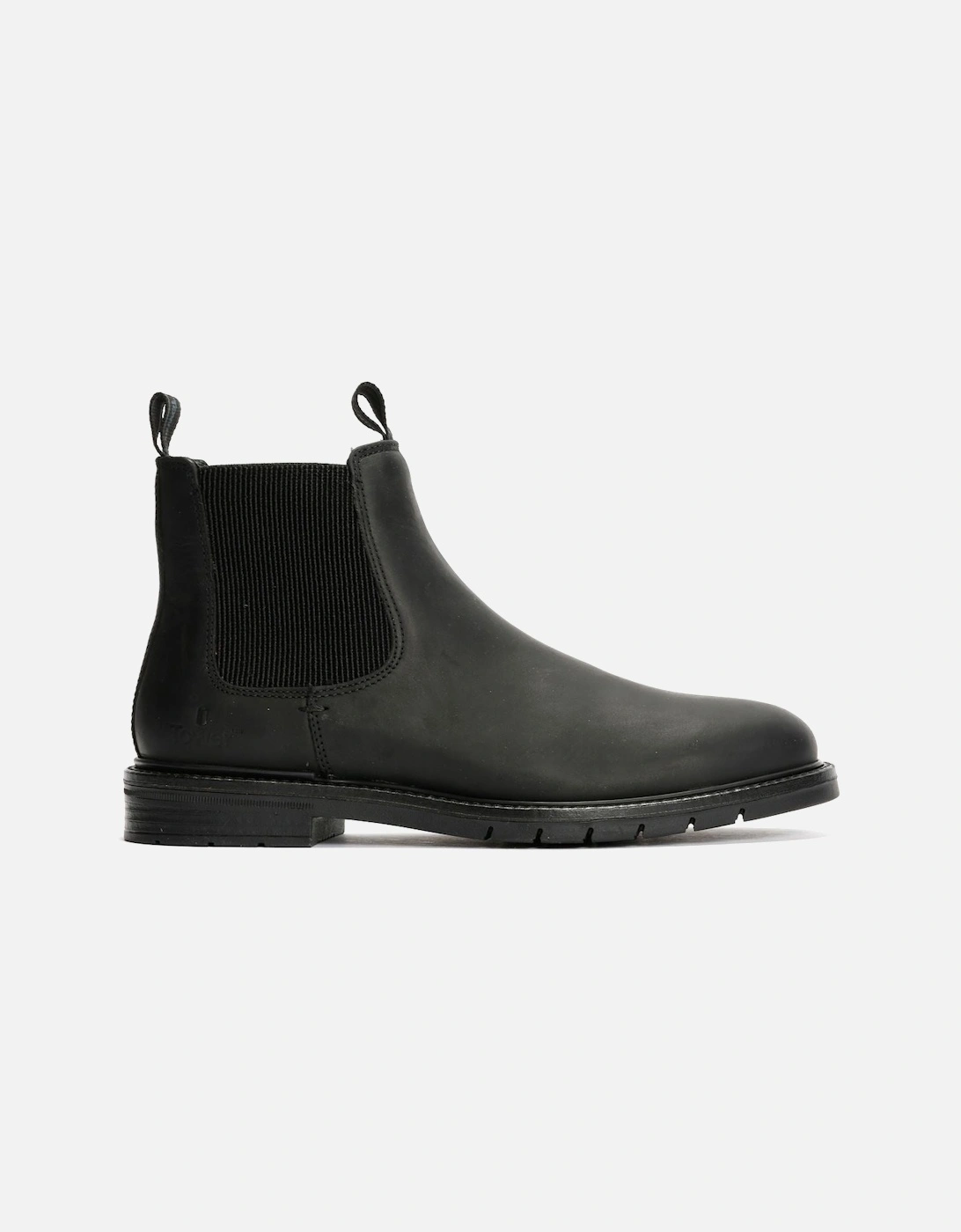 Tower London Harbour Leather Men's Black Chelsea Boots