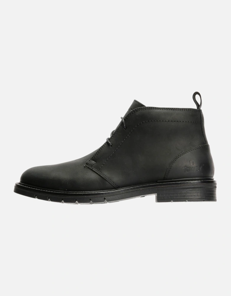 Tower London Armour Lace Up Leather Men's Black Boots