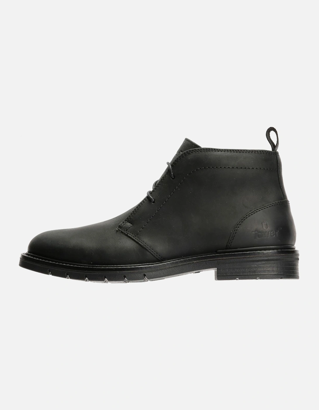 Tower London Armour Lace Up Leather Men's Black Boots