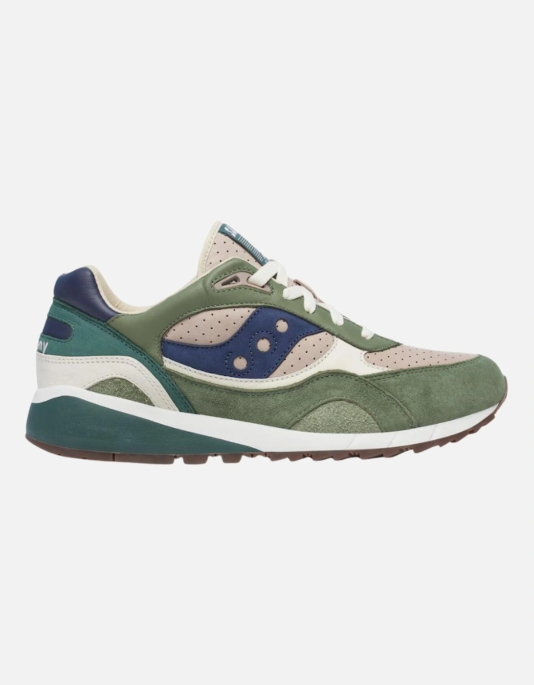 Men's Saucony Shadow 6000 - Beige/Green - Multi - Size: 10