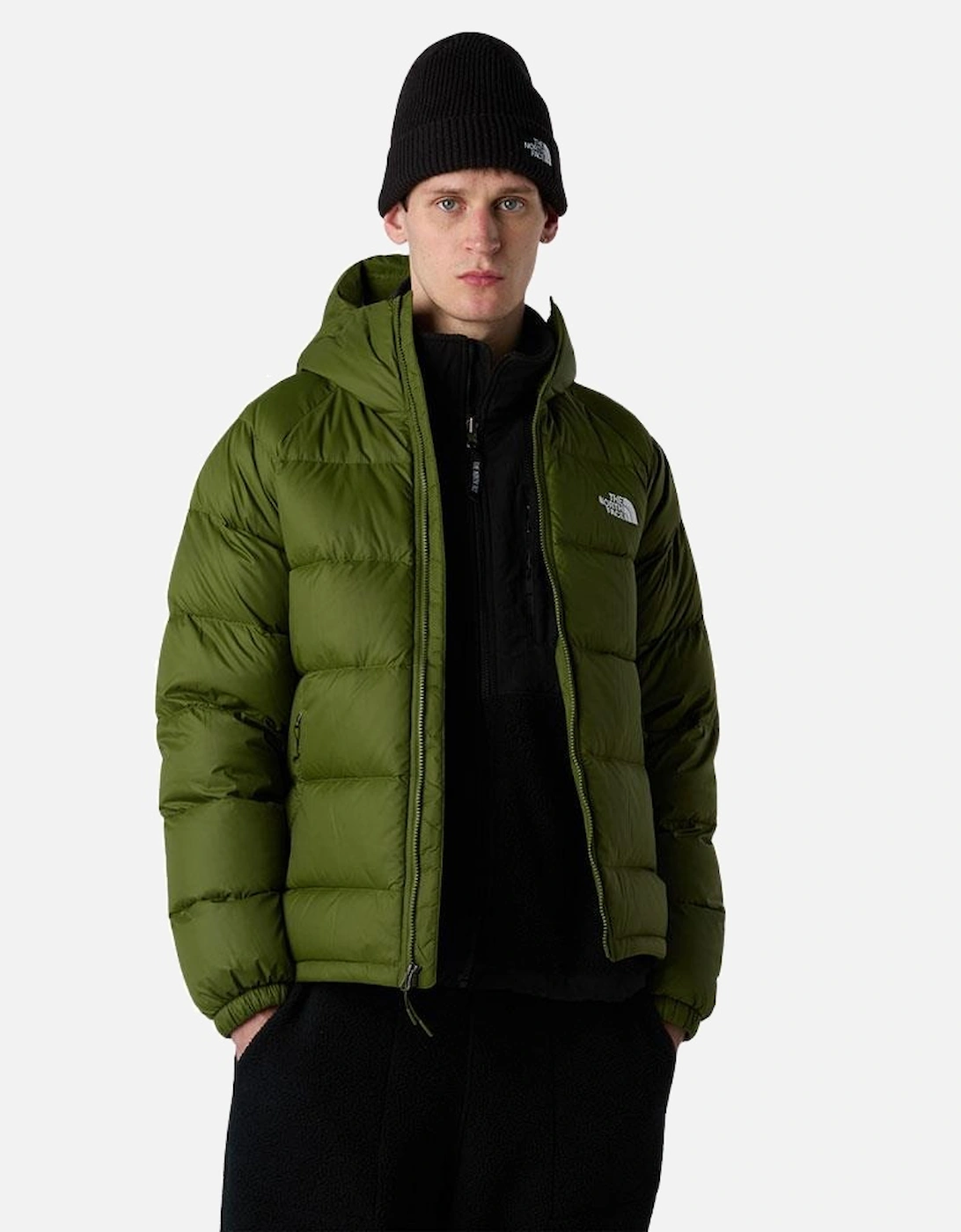 TNF M Hydrenalite Down Hooded Jacket - Woodland Green