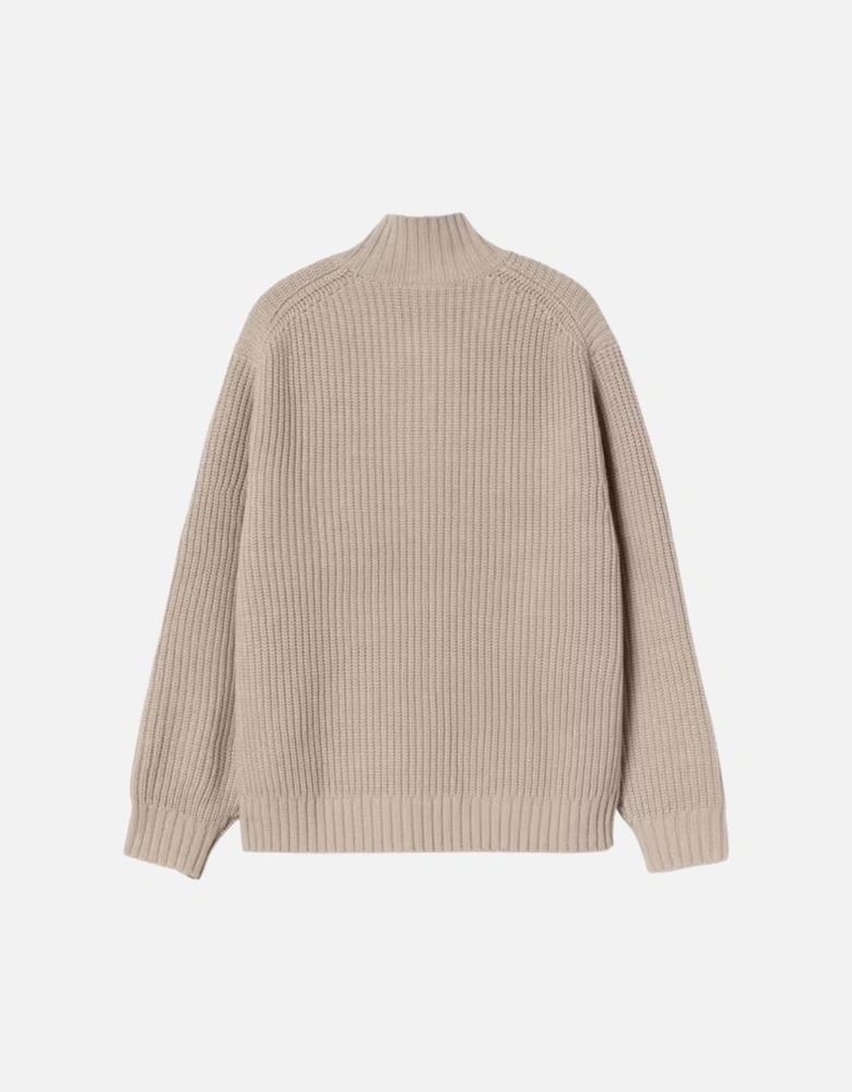 Detroit Half Zip Sweater - Fleur De Sel