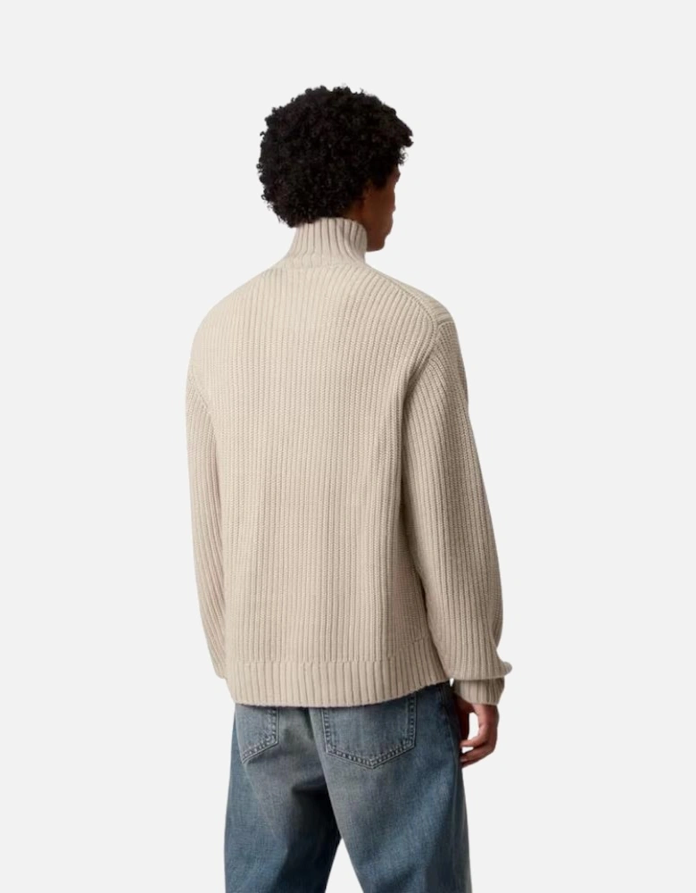 Detroit Half Zip Sweater - Fleur De Sel
