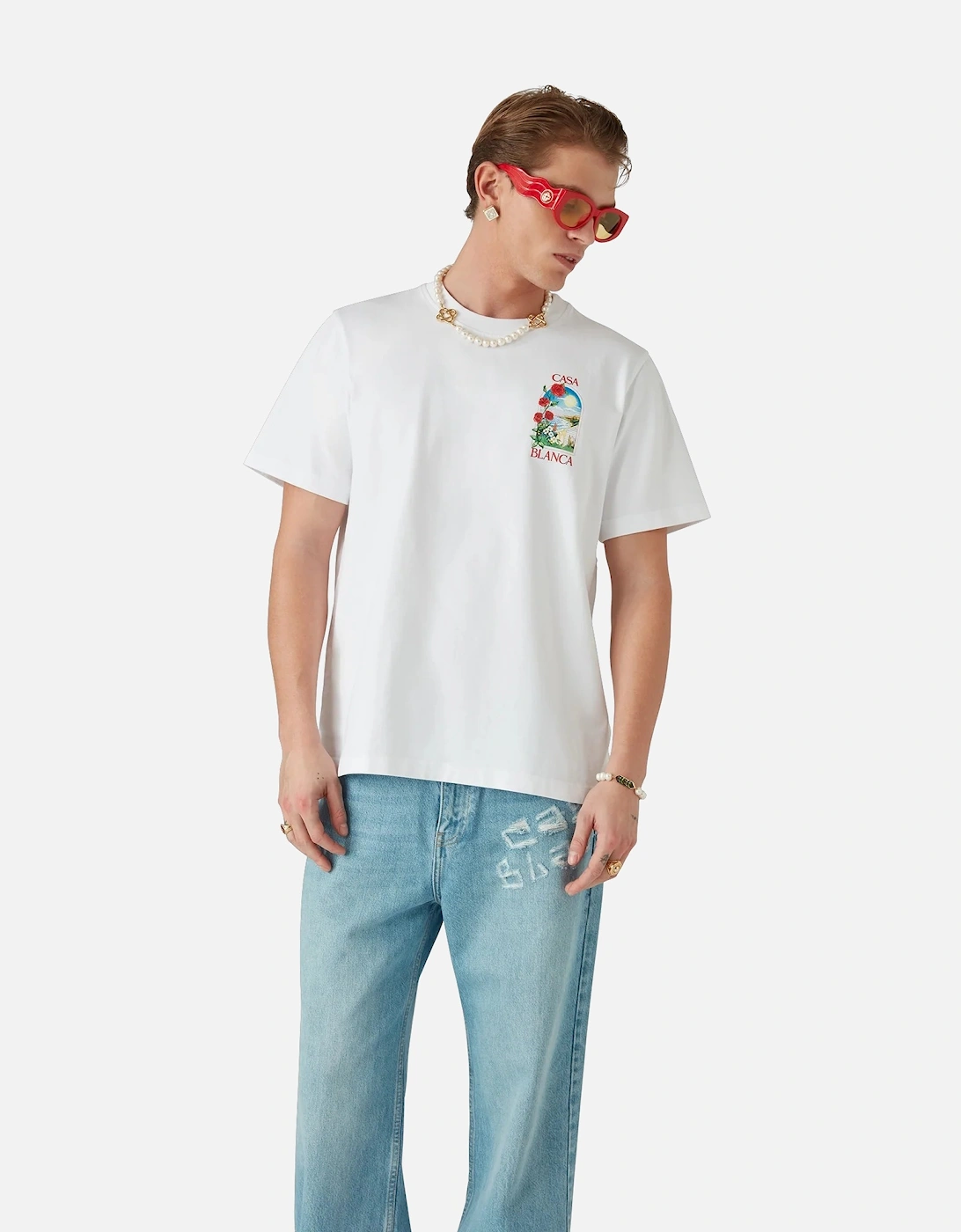 Mens T Shirts LA Days Regular Fit Cotton Tee