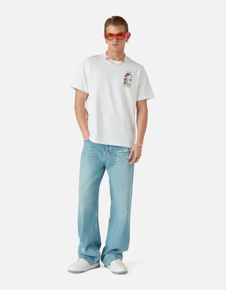 Mens T Shirts LA Days Regular Fit Cotton Tee