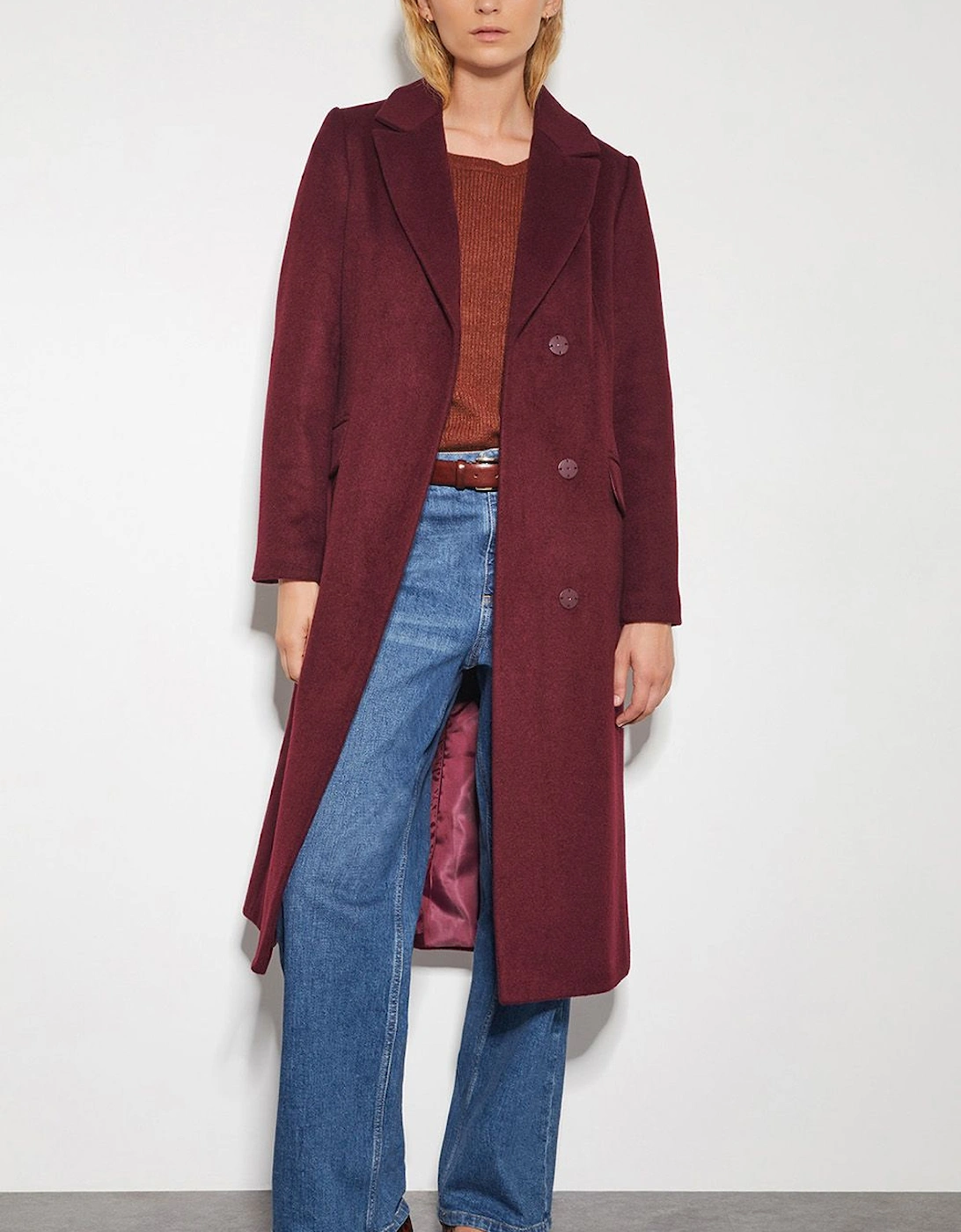 Arabella A-Line Coat Red, 2 of 1