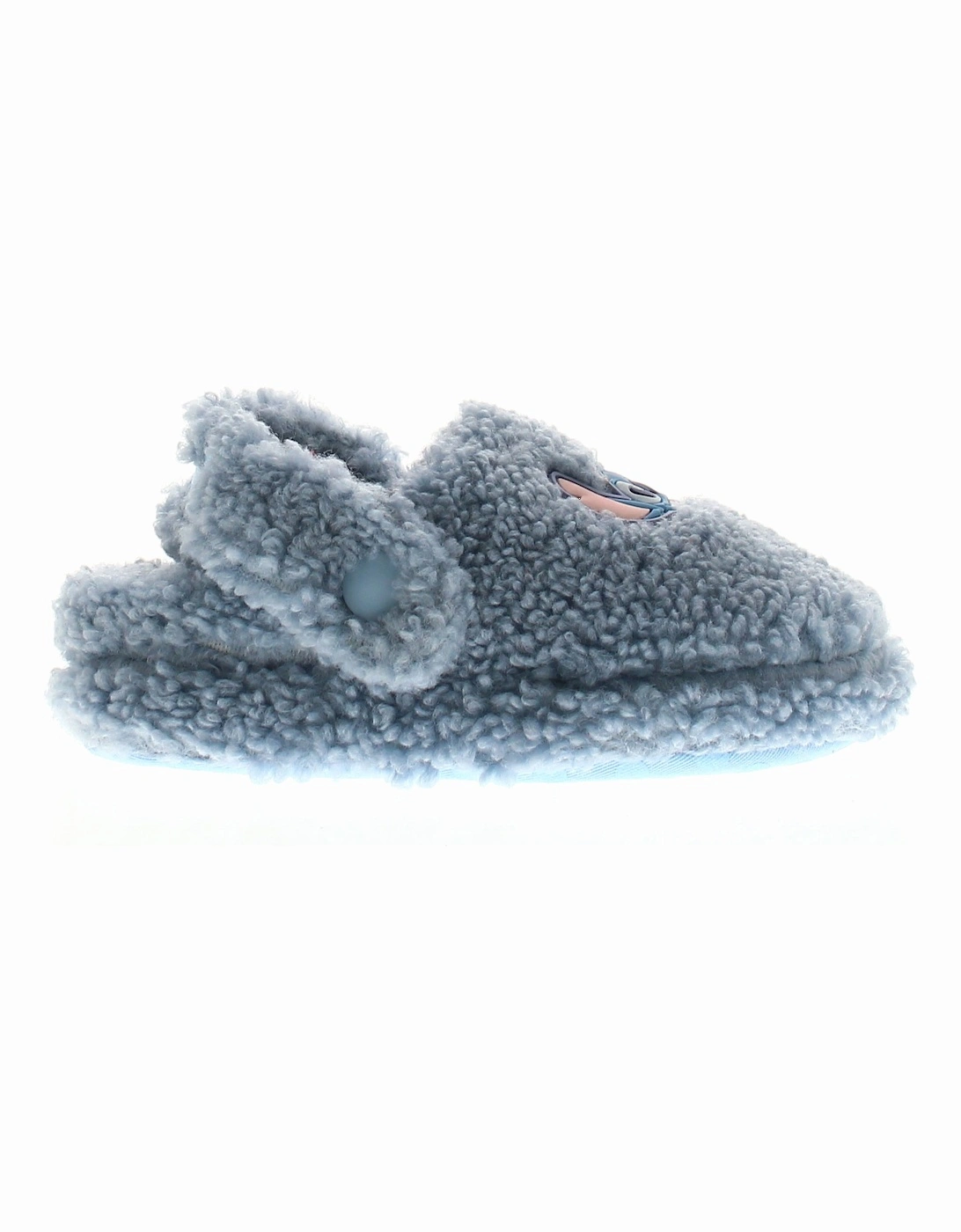 Unisex Slippers Bedale Mule Borg Backstrap Character Blue UK Size