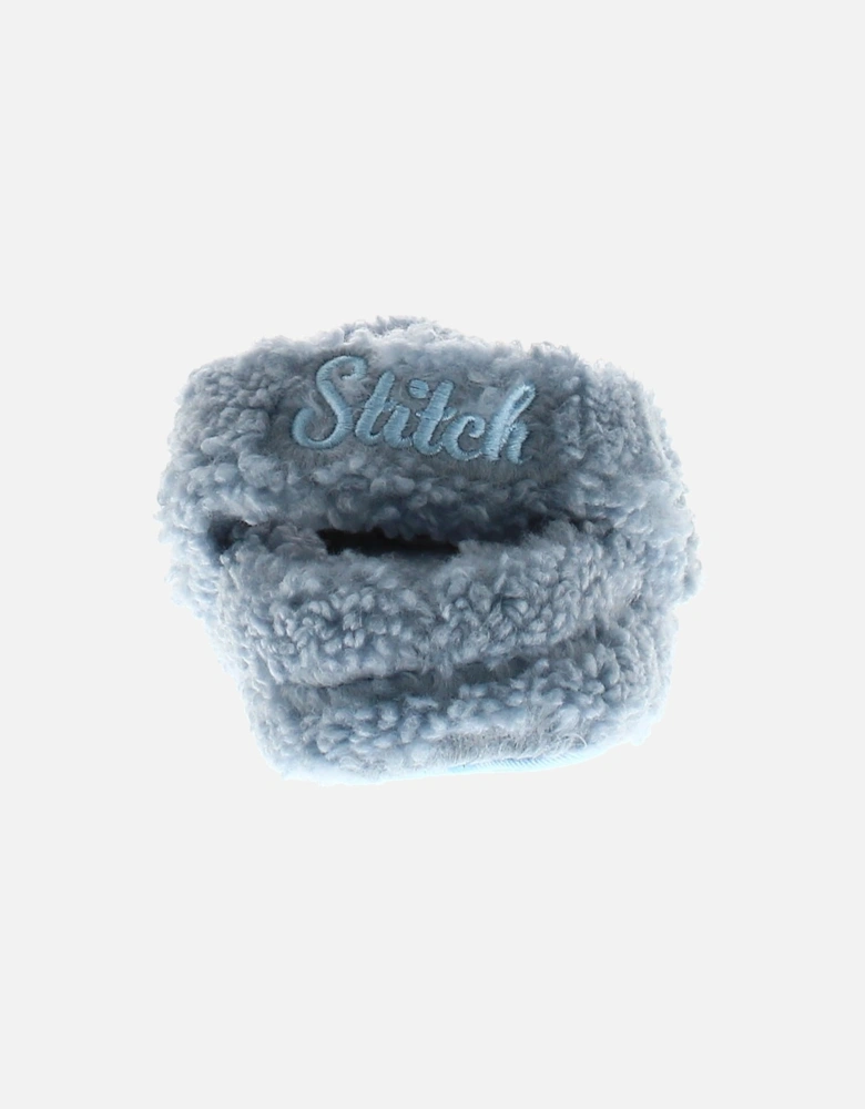 Unisex Slippers Bedale Mule Borg Backstrap Character Blue UK Size