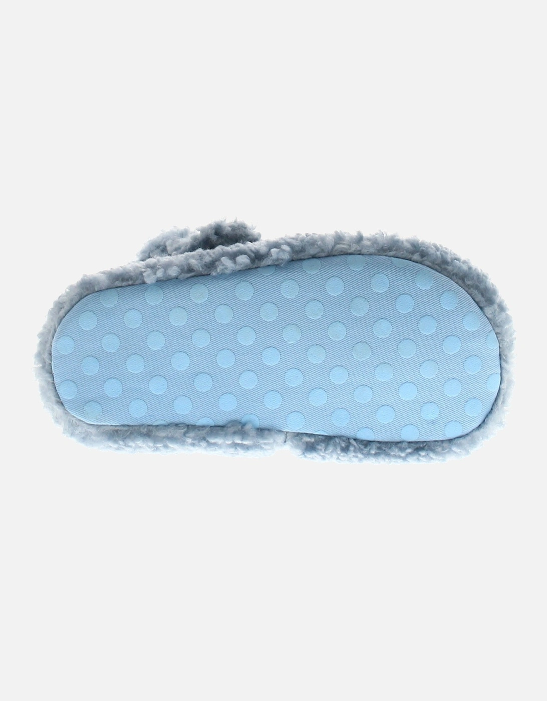 Unisex Slippers Bedale Mule Borg Backstrap Character Blue UK Size