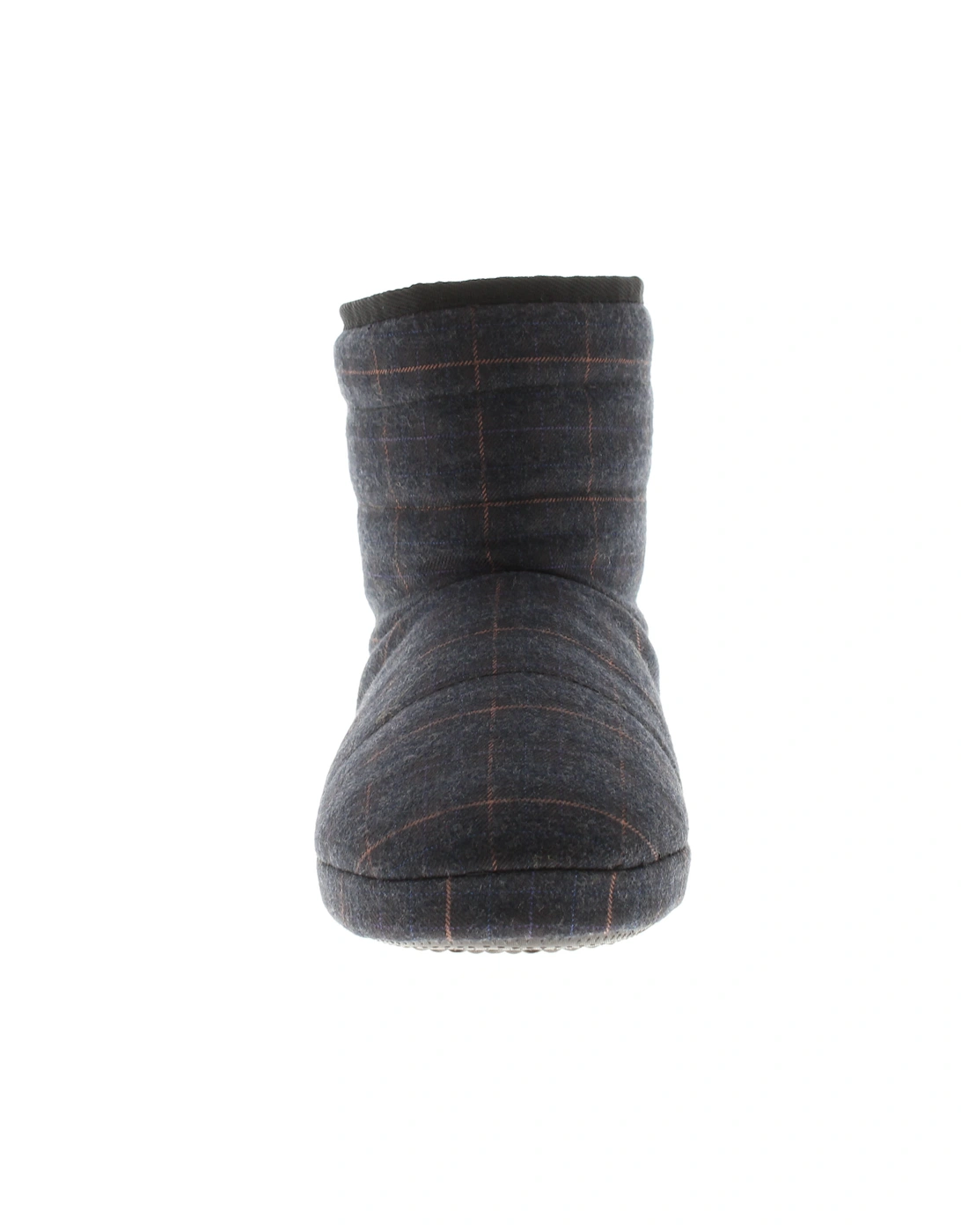 Mens Slippers Andy Bootee Sherpa Lining Navy UK Size