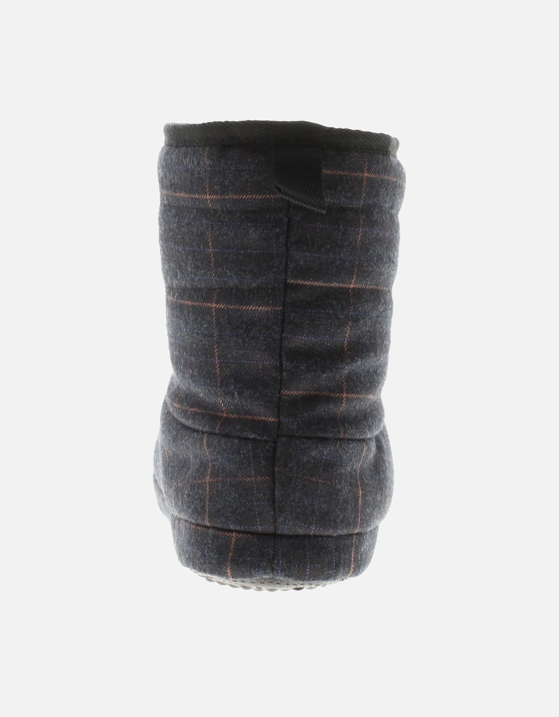 Mens Slippers Andy Bootee Sherpa Lining Navy UK Size