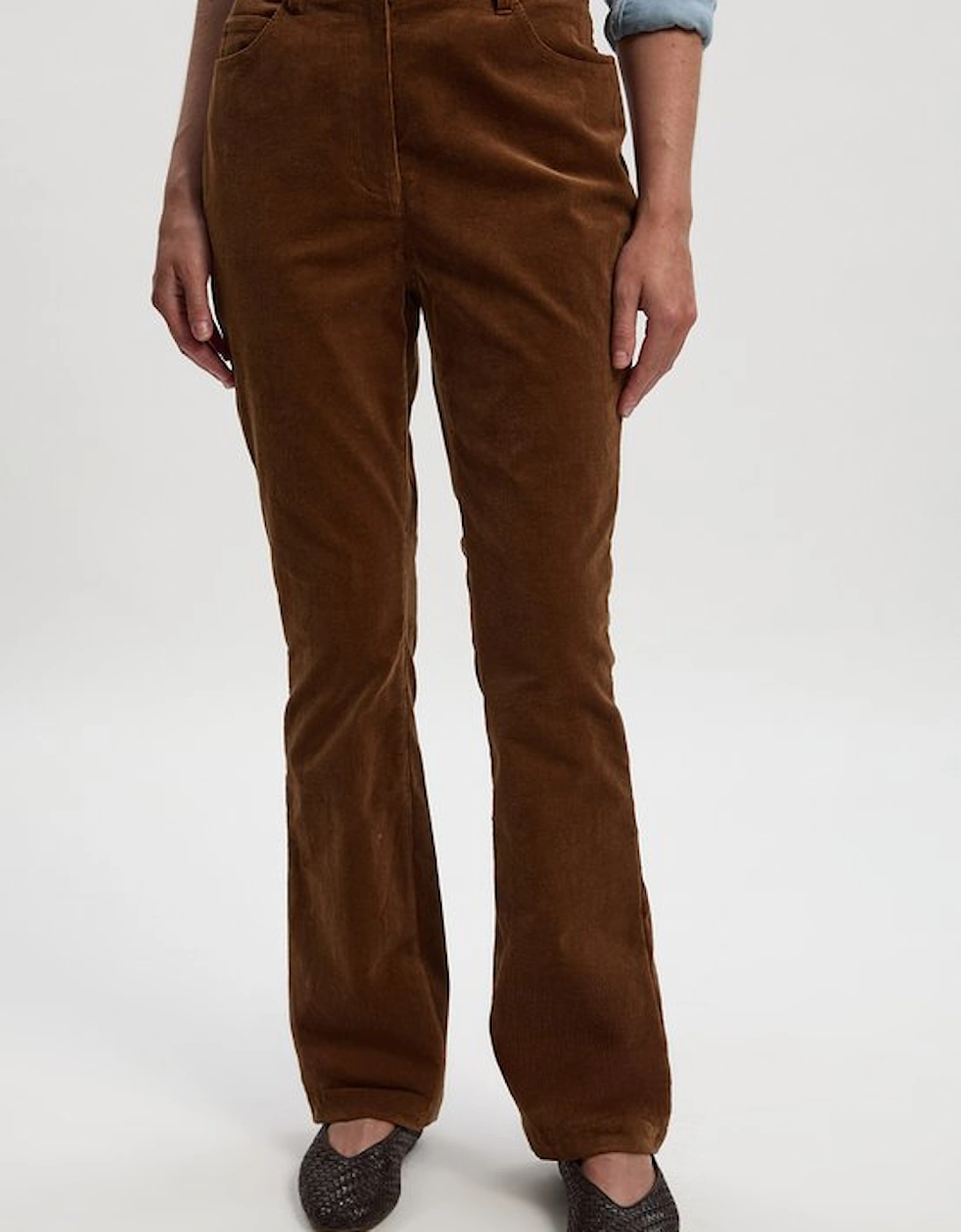 Petite Stretch Cord Kickflare Jean