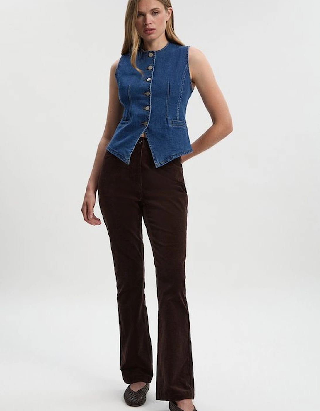Tall Stretch Cord Kickflare Jean, 2 of 1