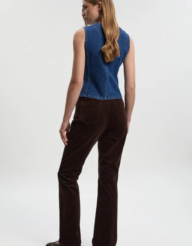 Tall Stretch Cord Kickflare Jean