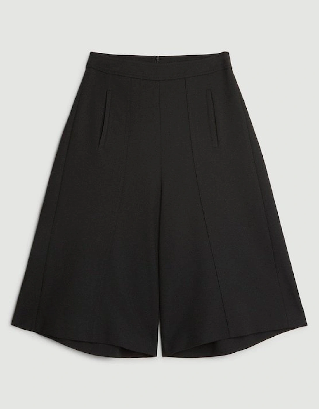 Compact Stretch Stitch Detail Tailored Walking Shorts