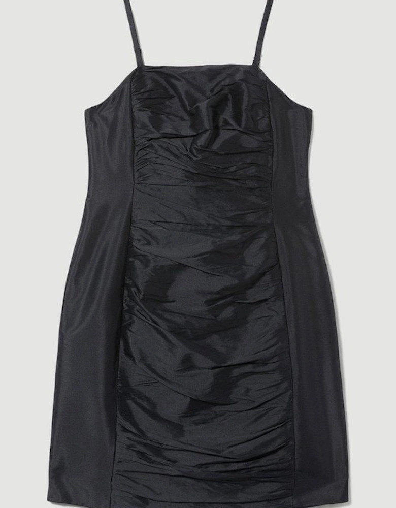 Taffeta Exaggerated Bow Cami Mini Dress