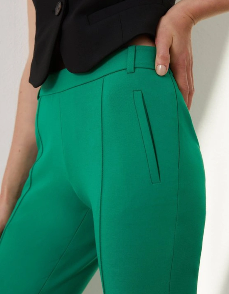Compact Stretch Slim Leg Tailored Trousers
