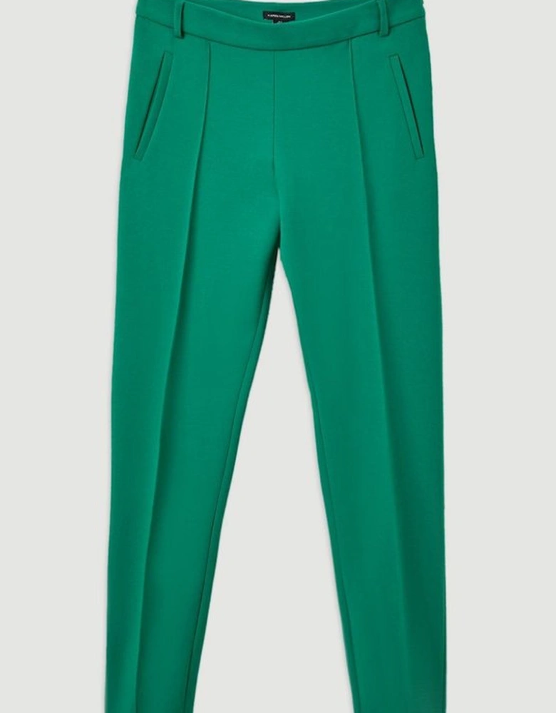 Compact Stretch Slim Leg Tailored Trousers