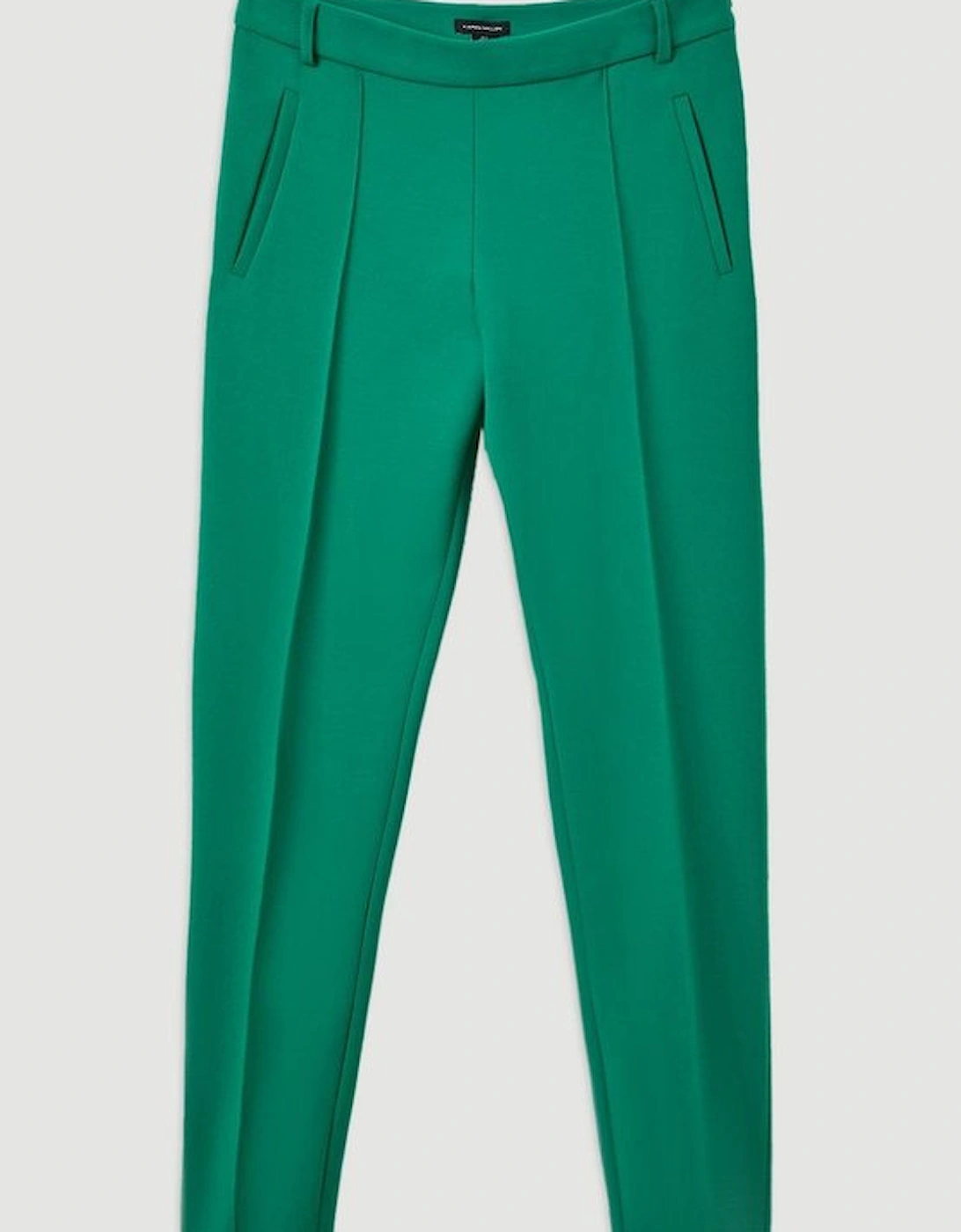 Compact Stretch Slim Leg Tailored Trousers
