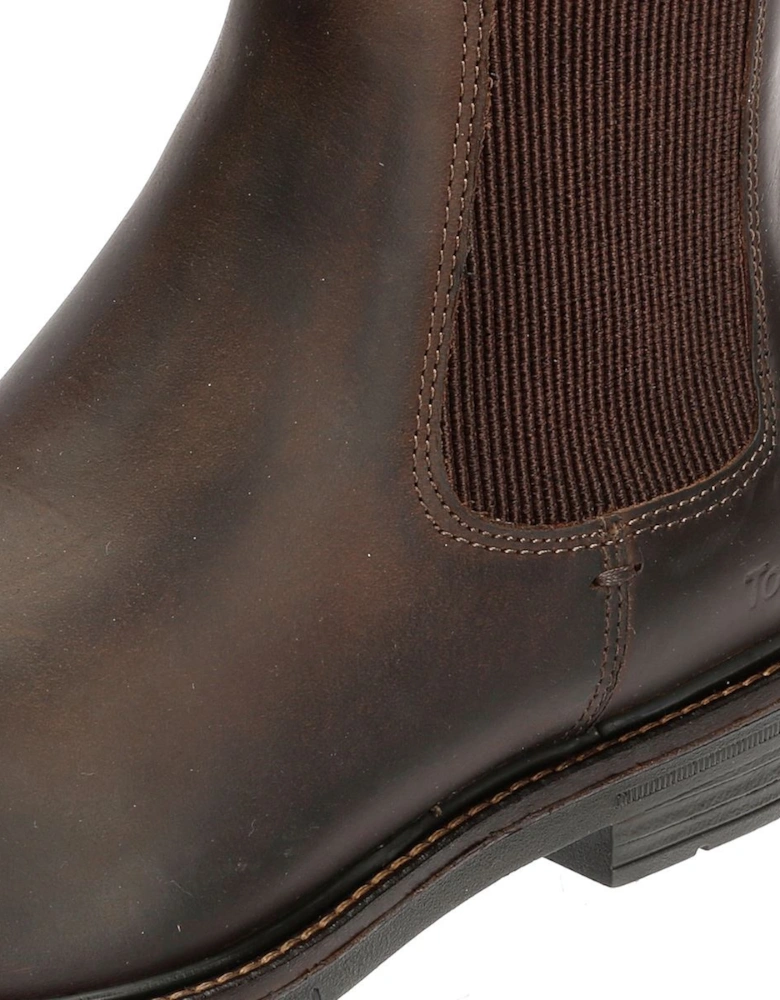 Tower London Harbour Leather Men's Dark Brown Chelsea Boots