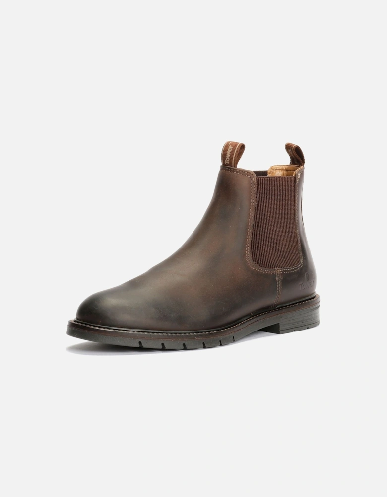 Tower London Harbour Leather Men's Dark Brown Chelsea Boots